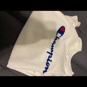 White champion oversized sweatshirt